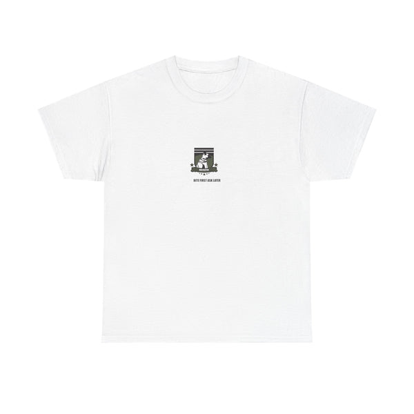Bite First Ask Later T-Shirt Belgian Malinois T-Shirt | Maligator K9 Handler Gift