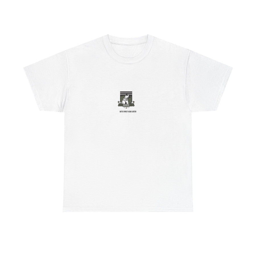 Bite First Ask Later T-Shirt Belgian Malinois T-Shirt | Maligator K9 Handler Gift