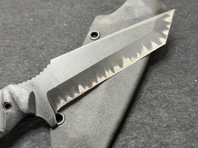 Mononofu Fifty Six 2.0 BL Tactical Limited Tiger — semi-forged SK-5 hamon — main view