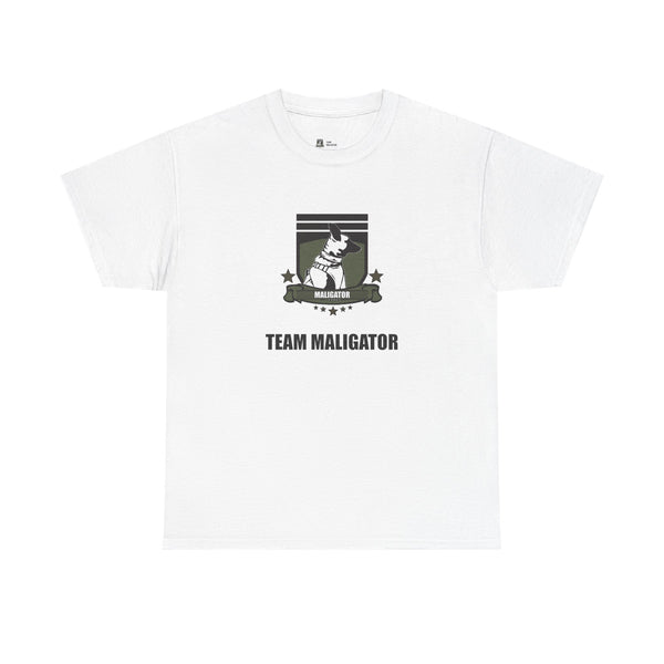 Team Maligator T-Shirt Belgian Malinois T-Shirt | Maligator Dog Owner Present