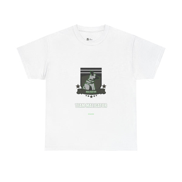 Team Maligator T-Shirt Belgian Malinois T-Shirt | Maligator Dog Dad Gift