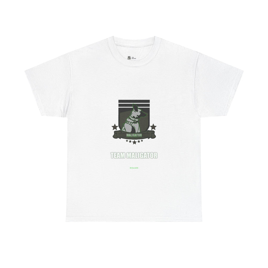 Team Maligator T-Shirt Belgian Malinois T-Shirt | Maligator Dog Dad Gift